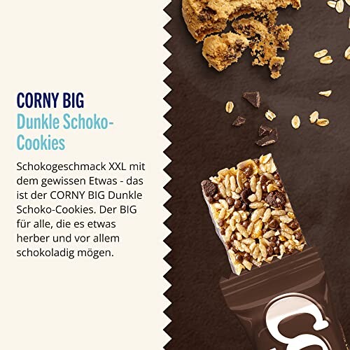 Corny Big Riegel mit dunklen Schoko-Cookies