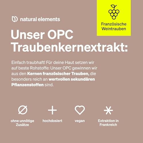 Anzeige für OPC Traubenkernextrakt mit französischen Weintrauben